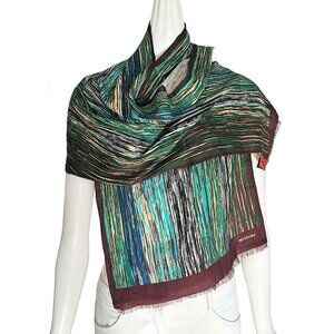 MISSONI MULTICOLOR STRIPED SCARF